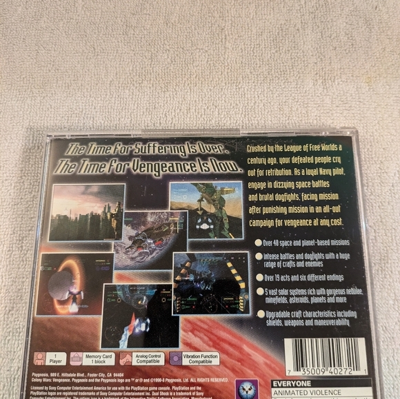 Colony Wars: Vengeance for PlayStation - - Picture 3 of 5